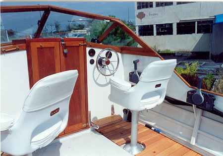 Wood Boat Interior