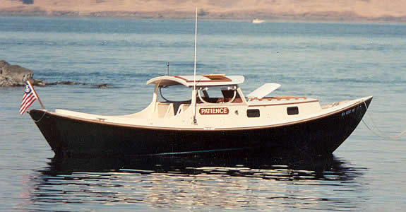 27' St. Pierre Dory, one of the most seaworthy wood boats ever 