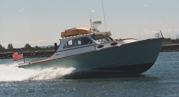 Wooden Lobster Boat